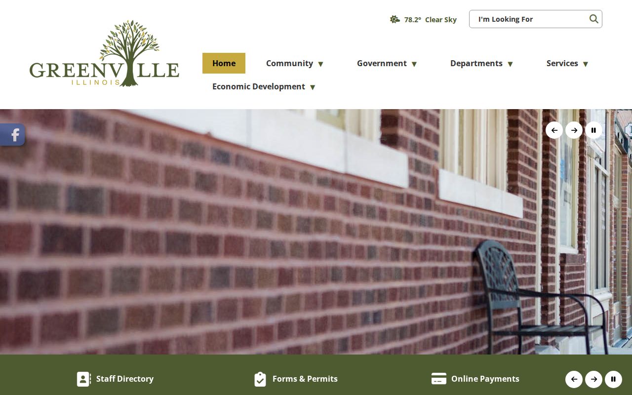 Official City of Greenville website for local records contacts